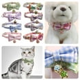 thumbnail image 1 of BETTERLIFE Dog & Cat Kitten Small Pet Puppy Adjustable Neck Collar Bell Tie Bow with W8Z1, 1 of 9