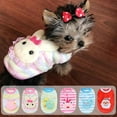 thumbnail image 1 of BETTERLIFE Dog Sweaters For Small Dogs Cute Puppy Teacup Chihuahua Dog Coat Clothes Flannel Puppy XXXS Size XS,Warm XXS Sma Outfit H2U9, 1 of 1