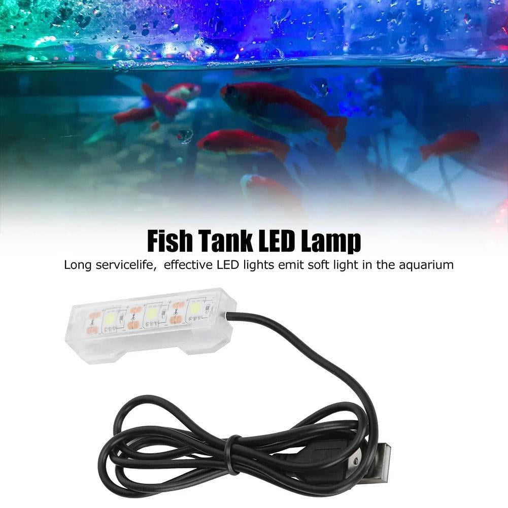 BETTERLIFE Fish Tank Light Plastic Small Aquarium Light USB LED Fish ...