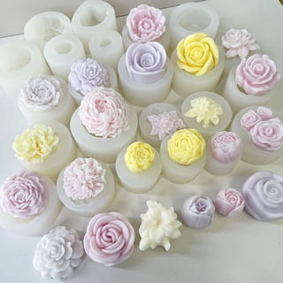 JDH Silicone Flower Silicone Candle Mold Soap Wax Making Aromatherapy Decor Crafts Home H8I8