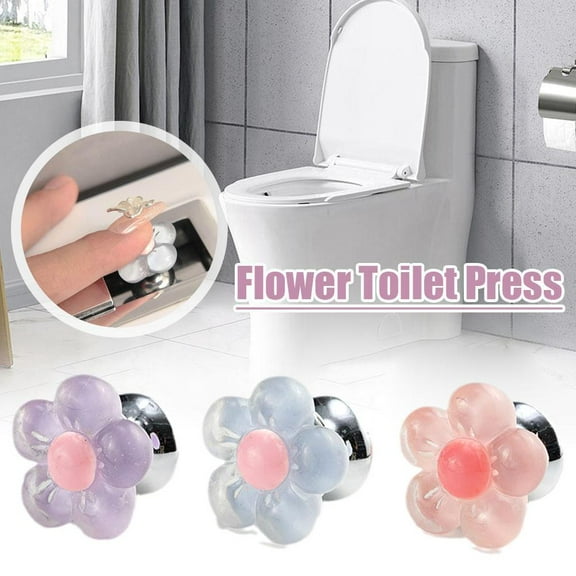 BETTERLIFE Flower Toilet Press Toilet Flushing Switch Button Water Tank Button New B3 A1Z3