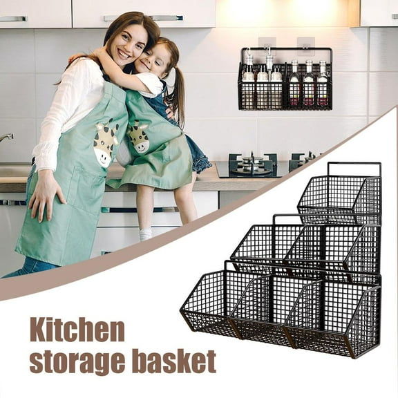 BETTERLIFE Fruit Vegetable Basket Organizer Bins For Kitchen New Pantry Q9X3