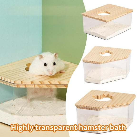 BETTERLIFE Hamster Litter Box Pet Litter Box Potty Plastic Corner for Small Pets Trainer K3 S9R5