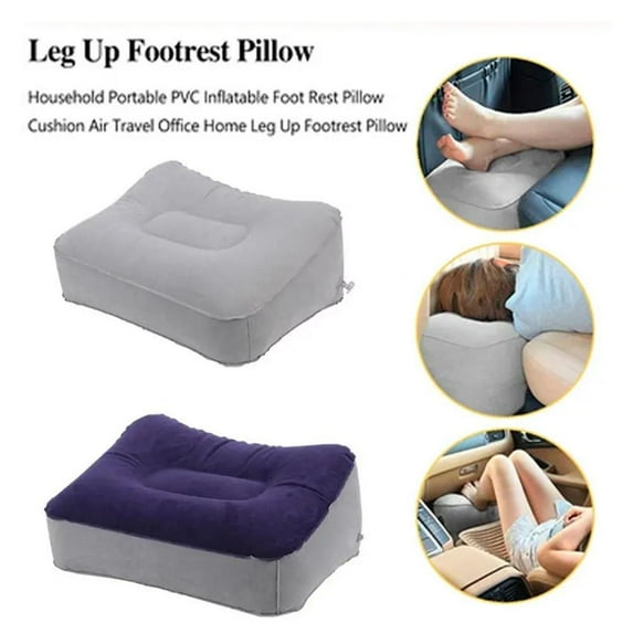 BETTERLIFE Inflatable Travel Pillow Foot Rest Pillow Leg Relax sfor Long Flight/Trips H0W4