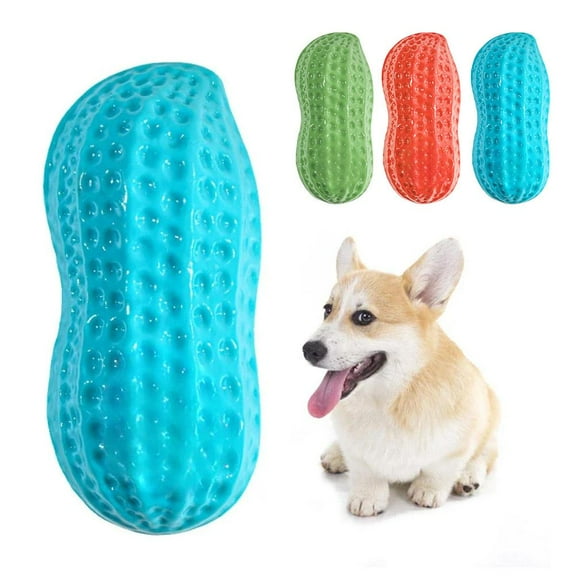 BETTERLIFE Interactive Bite Resistant Molar Pet Toy Ball Peanut Hot Squeak Toy Dog I5K2
