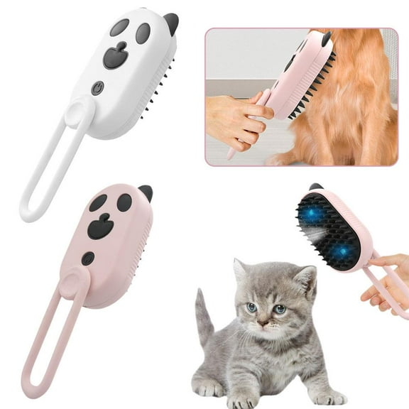 BETTERLIFE Pet One Button Spray Comb Rechargeable Rotary Hair Removal Comb Anti Flying V7J6