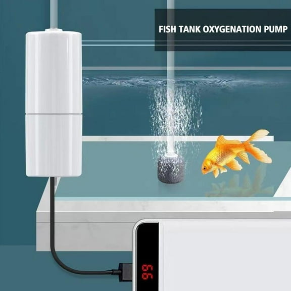 BETTERLIFE Portable Fish Tank Mini Oxygen Pump USB Oxygen Pump Outdoor Fishing Oxygen Pump# Q7D8