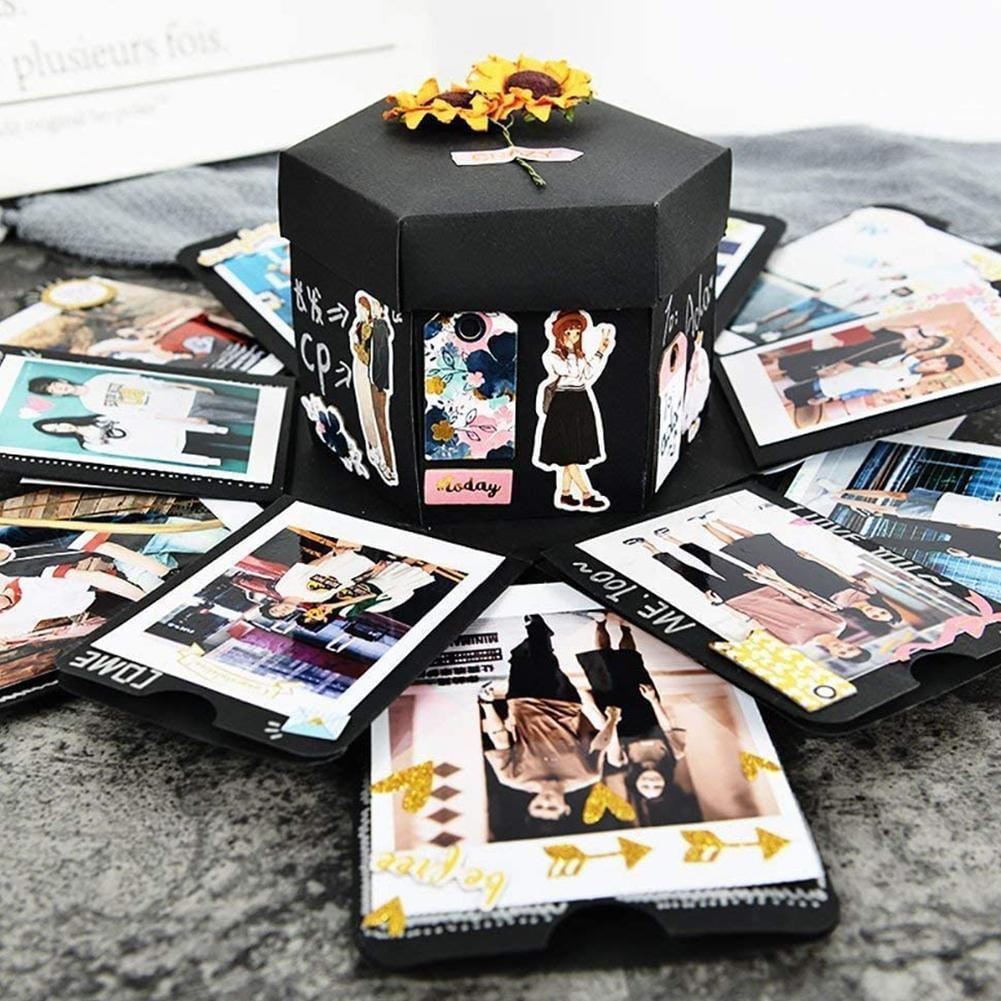 Explore Colorful DIY Explosion Boxes and Photo Albums for Celebrations, image size:1001x1001