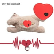 BETTERLIFE WWDZ Puppy Behavioral Training Toy Electirc Plush Relief Anxiety Toy Accessories Heartbeat Dog Pet Sleep Aid K3k4 Accessories Snuggle F0T3