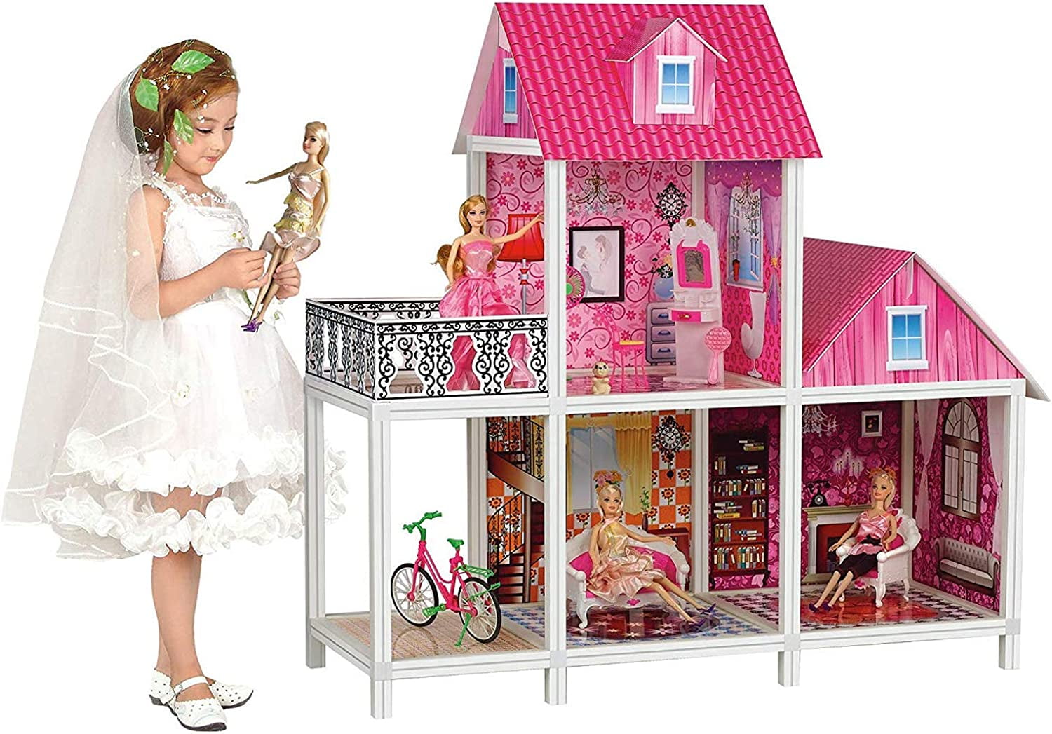 Plastic Barbie Splendid Doll House