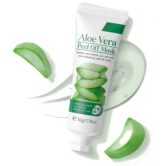BEUKING Aloe Vera Peel Off Jelly Face Mask, Exfoliating Hydro Jelly Masks for Facials, Moisturizing, Refreshing, Pores Cleansing, Oil Control, Soothes & Strengthens Skin Barrier for All Skin Types