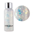 thumbnail image 1 of BEUKING Body Glitter Gel Nail Hair Body Face Flash Eyeshadow Glitter Cream Mermaid Scale Sequins Festival Painting Decoration Makeup, 1 of 10