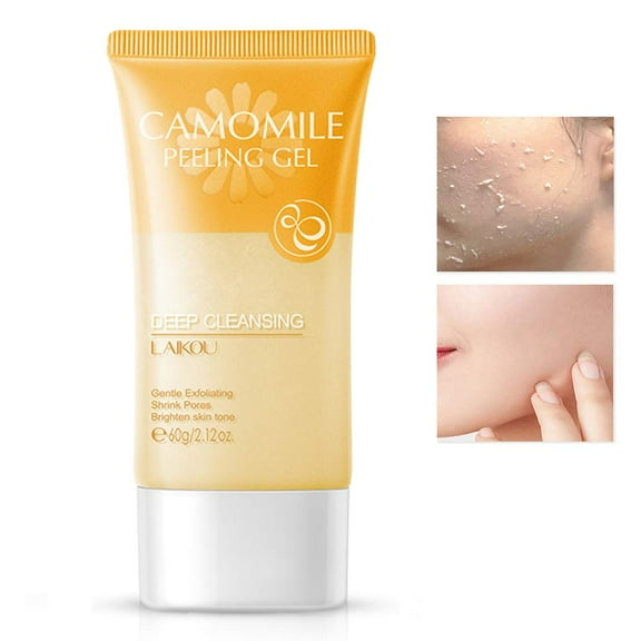 BEUKING Face Camomile Peeling Gel Deep Cleansing Moisturizing Smoothing Gentle Exfoliating Remove Dirt Tighten Pores Improving Face Skin