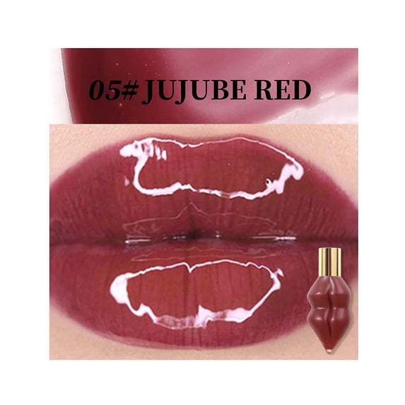 BEUKING Lip Plumper Gloss Lipstick Moisturize Smooth Natural Jelly Lip Stick Honey Shine Lip Sexy Plumping Lip Best Clear Lip Plumper Balm Liquid Christmas Gift