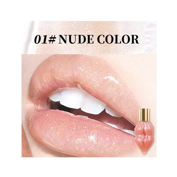 BEUKING Lip Plumper Gloss Lipstick Moisturize Smooth Natural Jelly Lip Stick Honey Shine Lip Sexy Plumping Lip Best Clear Lip Plumper Balm Liquid Christmas Gift