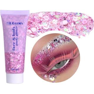 BEUKING Mermaid Sequins Face Body Glitter Gel, Holographic Chunky Glitter  Gel for Body, Hair, Face, Nail, Eyeshadow, Long Lasting Liquid Glitter  Cream, Coachella Decorate Art Festival Party Makeup 