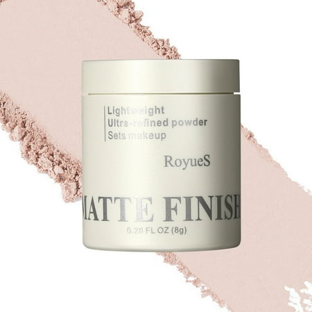BEUKING Pink Translucent Setting Powder, Matte Finishing Powder Oil Control Long Lasting Makeup, Lightweight Loose Powder Waterproof Makes Skin Downy, Blurring Powder for All Skin Tones, 02