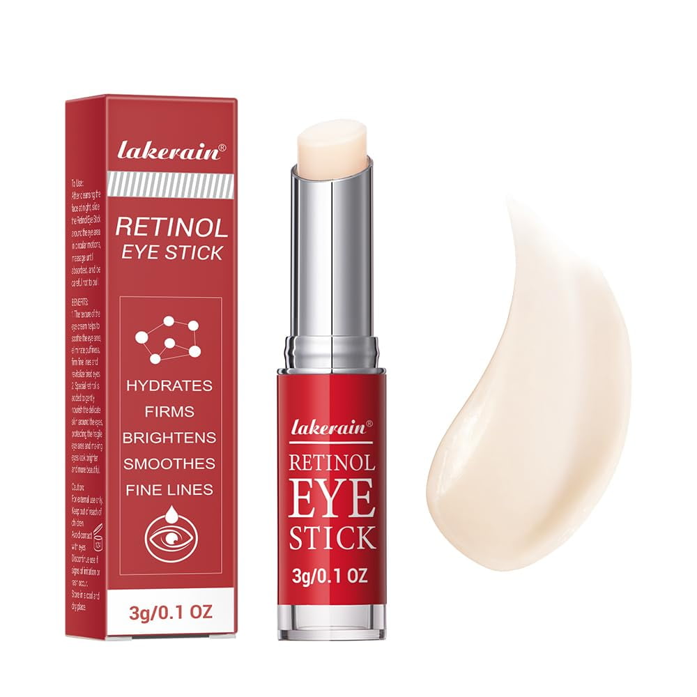 BEUKING Retinol Eye Cream Stick Eye Care Balm Remove Fine Lines Eye