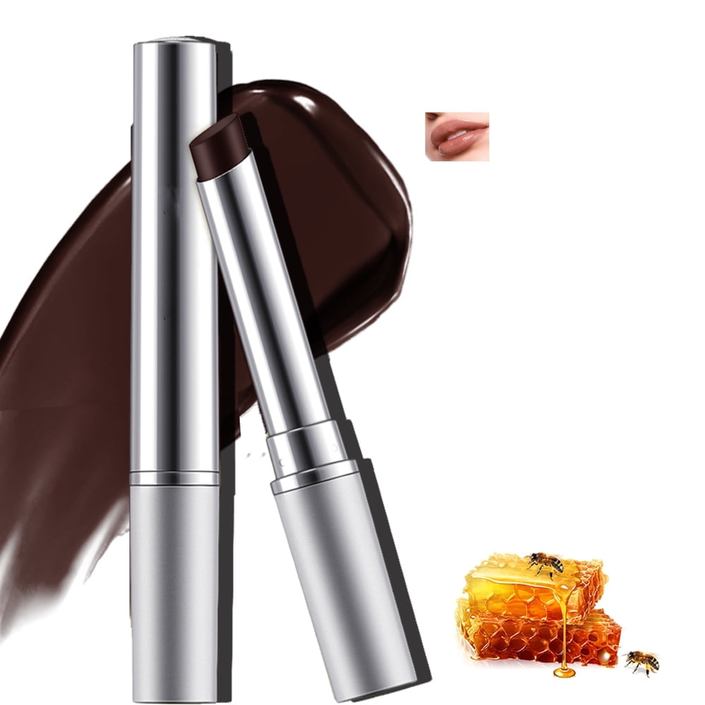 BEUKING Sheer Tinted Lipstick, Almost Lipstick Brown Tinted Lip Balm in Dark Honey, Longlasting Hydrating Lip Balm for Sheer Color with A Shiny Finish, Instant Moisture, Shine,with Vitamin E,Vegan
