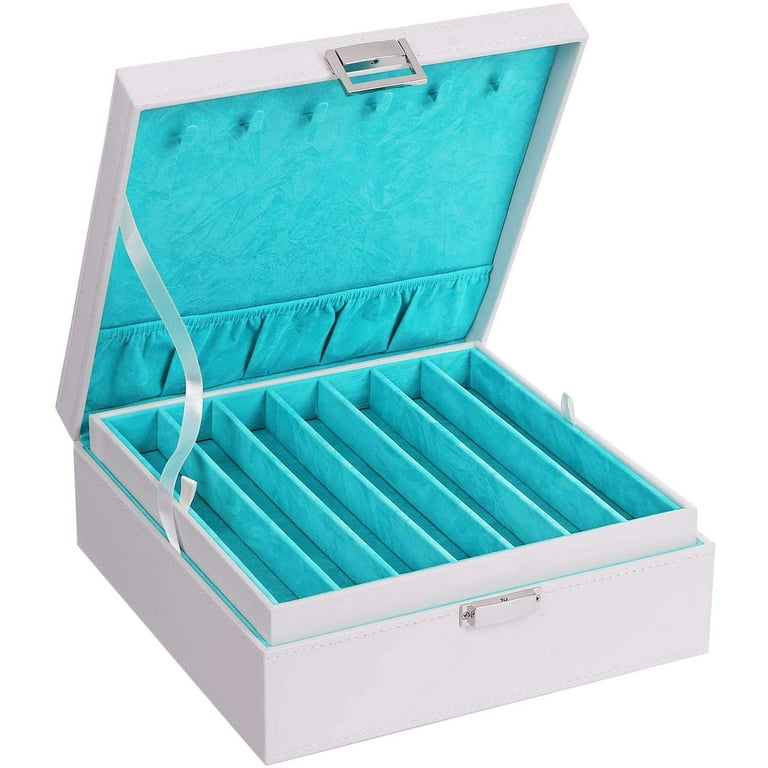 Jewelry box with on sale necklace holder