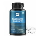 thumbnail image 1 of Beworths Magnesium Glycinate Pills - Chelated Magnesium Bisglycinate with BioPerine - Support Stress, Bones, Muscle & Relaxation Supplement,60 Capsules, 1 of 7