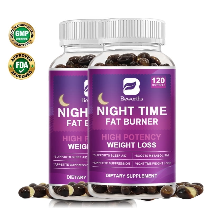 Night Time Supplement - 240 Capsules - Carb Blocker, Metabolism Booster for Men and Women with Green Coffee Bean Extract and White Kidney Bean