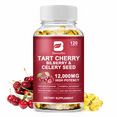 BEWORTHS Organic Tart Cherry & Celery Seed Capsules, 1200mg for Joint Support & Sleep, 120 Caps