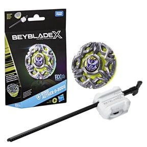 Beyblade X Ring Aether 0-80DS BX Infinity Starter Pack Set with Red Defense Type Top & White Launcher, Ages 8 and up