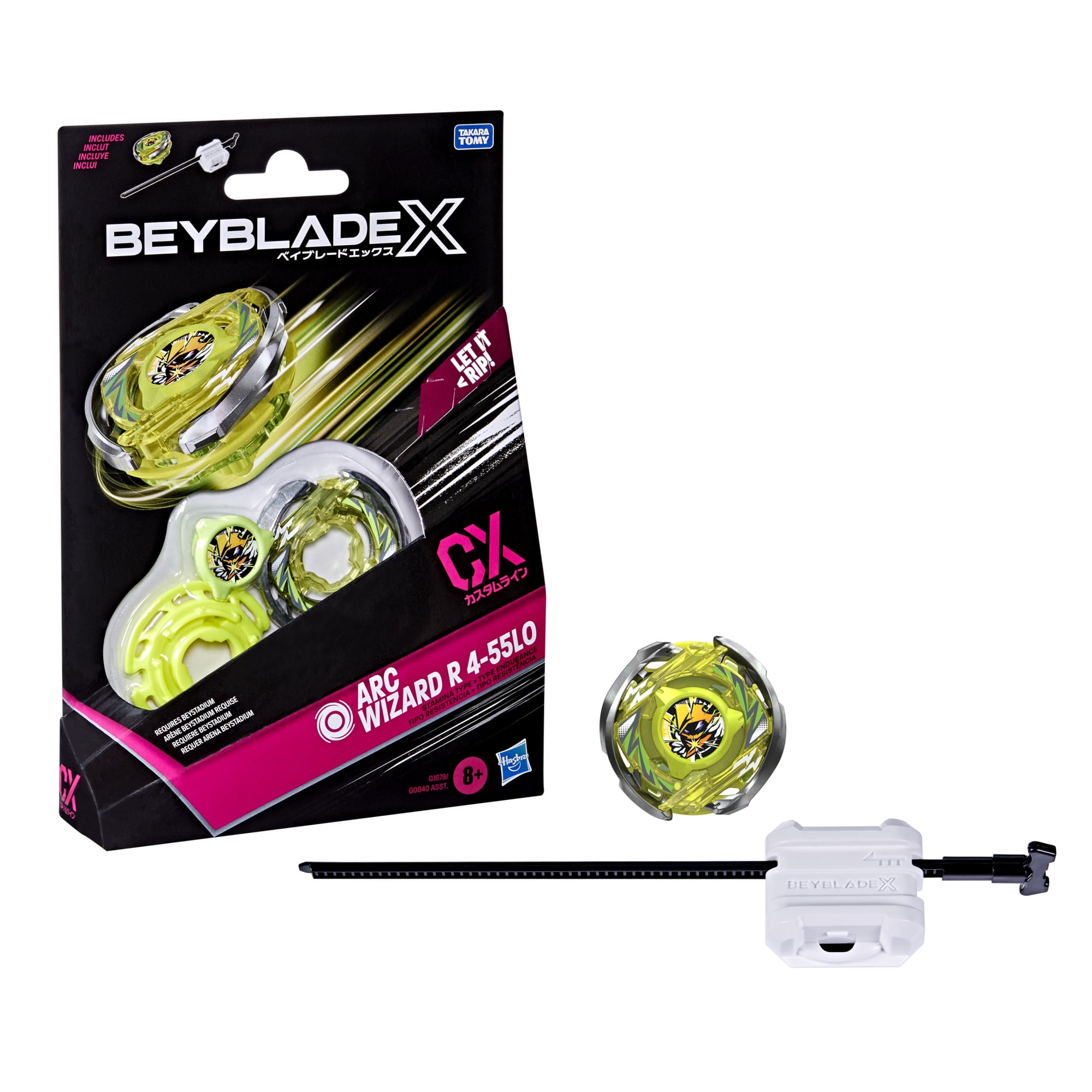 Beyblade X Arc Wizard R 4-55LO CX Starter Pack Set with Stamina