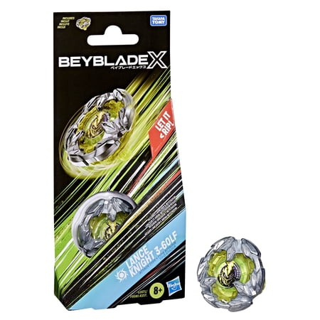 Beyblade X Lance Knight 3-60LF Booster Pack Set with Attack Type Top, Ages 8+