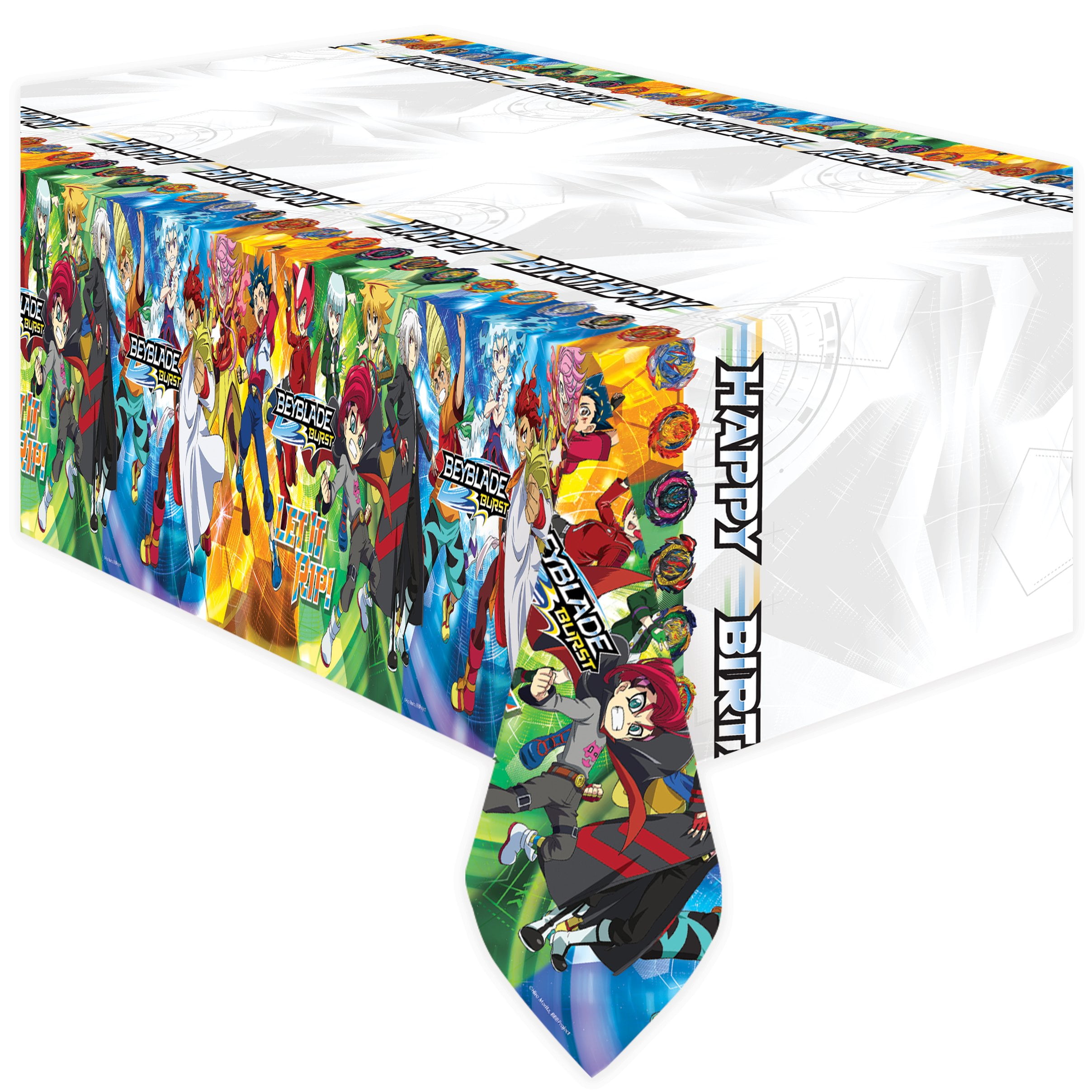 BEYBLADE Tablecloth 1 Pack BEYBLADE Party Supplies