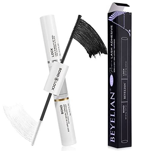 BEYELIAN Lash Bond and Seal, Cluster Lash Glue Mascara Wand for Lash