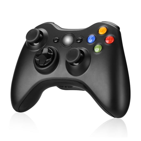 BEYGO 2.4GHz Wireless Controller Non-Slip Joystick Thumb Grips for Xbox 360/360 Slim,PC Gamepad
