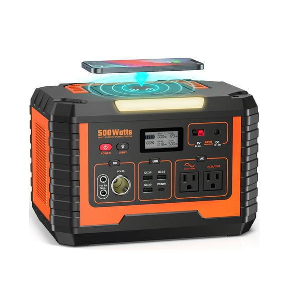 BEYGO 500W Continuous / 1000W Peak Portable Power Station