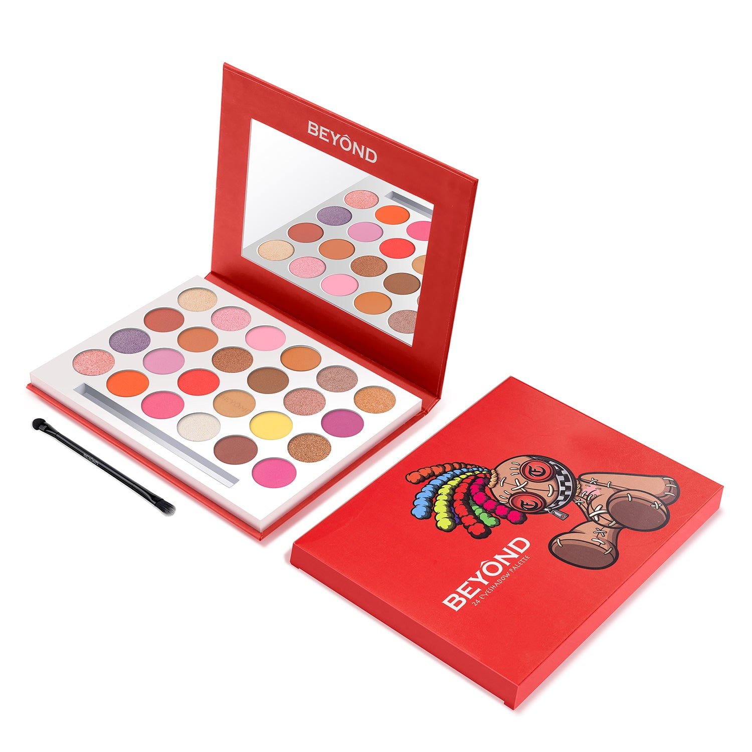 アイシャドウ MENARD Makeup Palette BEYOND 24R - 24 Colors Shimmer & Matte Highly Pigment