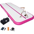 thumbnail image 1 of BEYOND MARINA Air Gymnastics Tumble Track Inflatable Tumbling Air Mats for Home Yoga Use Pink 16ft, 1 of 6