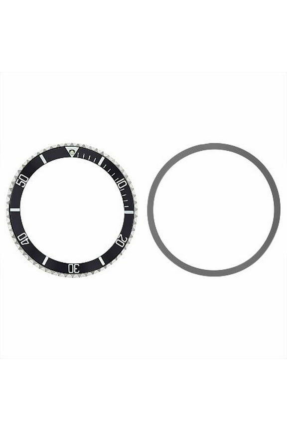 BEZEL AND INSERT ROTATING ASSEMBLY KIT FOR SUBMARINER VINTAGE 5513, 1680 BLACK