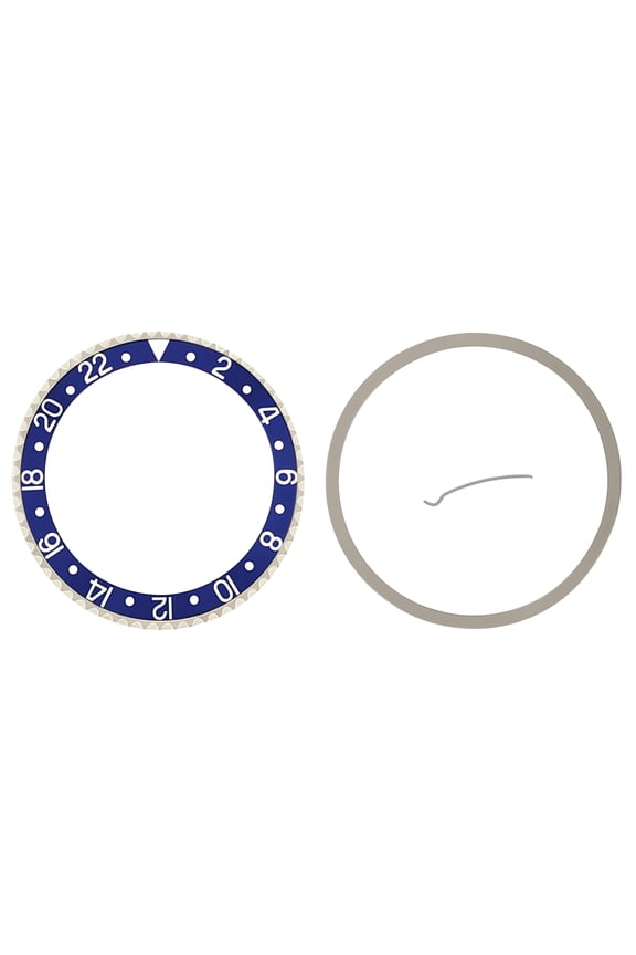 BEZEL & CERAMIC INSERT FOR ROLEX GMT 16700, 16718,16710,16760 SAPPHIRE BLUEBERRY