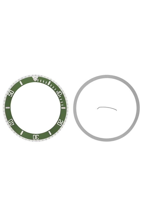BEZEL + CERAMIC INSERT FOR ROLEX SUBMARINER ENGRAVED # 16800 16610 16613 GREEN