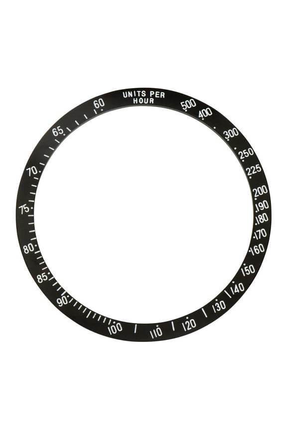BEZEL FOR 40MM TIGER TUDOR TIGER WOOD 79260 CHRONOTIME PRINCE DATE BLACK STEEL
