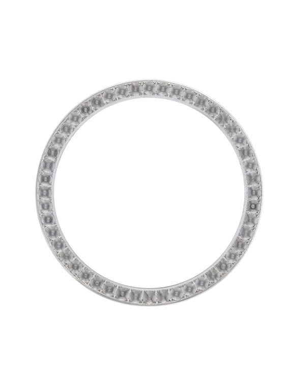 BEZEL, 36mm, Silver, Compatible With DIAMOND 36MM ROLEX MENS 1601, 1602, 1603, 16030 16200 STAINLESS STEEL