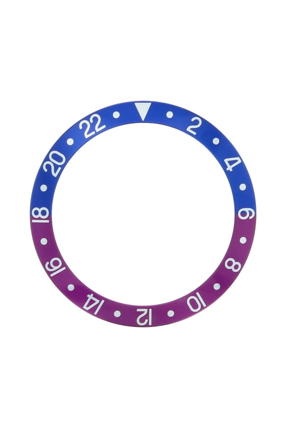 BEZEL INSERT ALUMINIUM FOR ROLEX GMT I 1675 16750 FUCHSIA PINK PANTHER