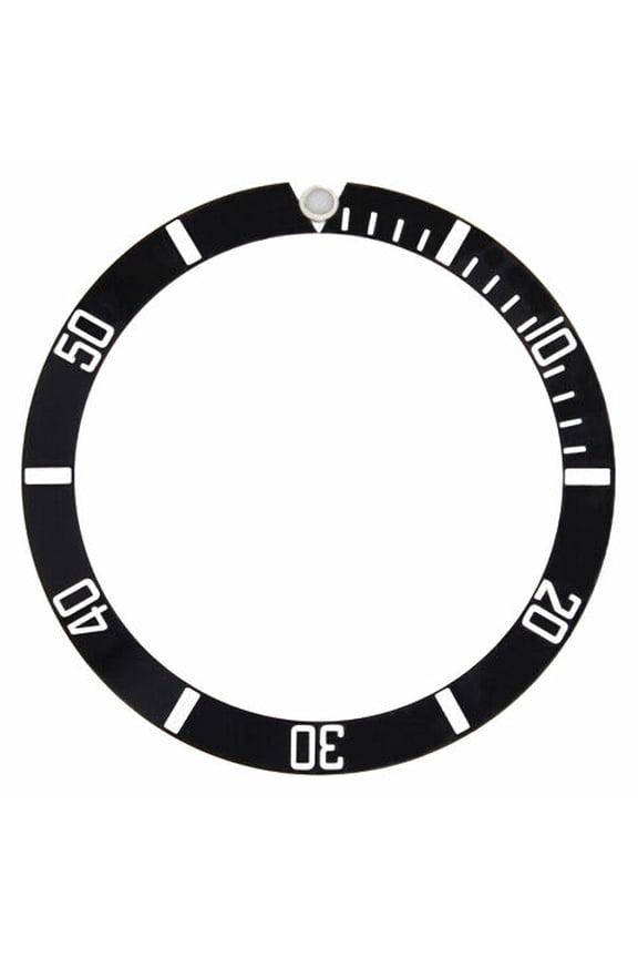 BEZEL INSERT ALUMINUM FOR TUDOR SUBMARINER 7928 7922 7016 7016/0 7021/0 BLACK