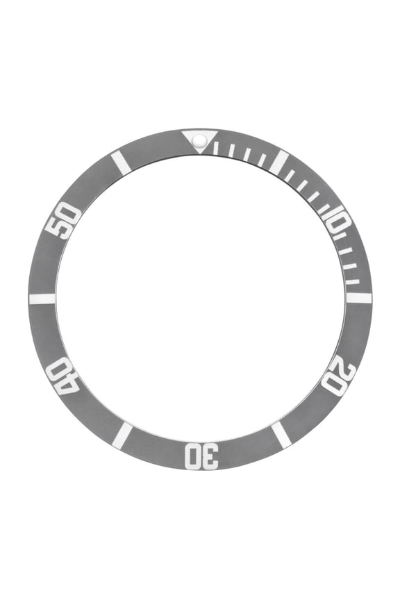 BEZEL INSERT FADED FAT NUMBER FOR ROLEX SUBMARINER 1665 5508 5513 1680 9401 GRAY