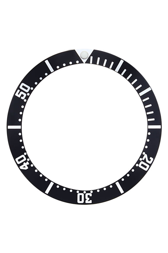 BEZEL INSERT FOR 36MM OMEGA SEAMASTER 200 CHRONOMETER 398.1042.54 368.1042 BLACK