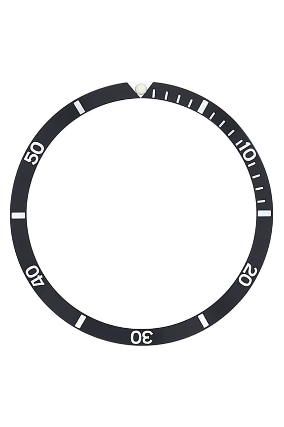 BEZEL INSERT FOR 37MM OMEGA SEAMASTER 120 REF 135.027 165.027 BLACK 36 X 30