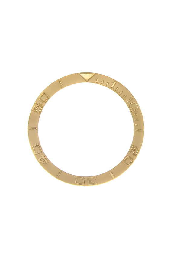BEZEL INSERT FOR 40MM ROLEX YACTHMASTER 16622, 16623 WATCH GOLD COLOR