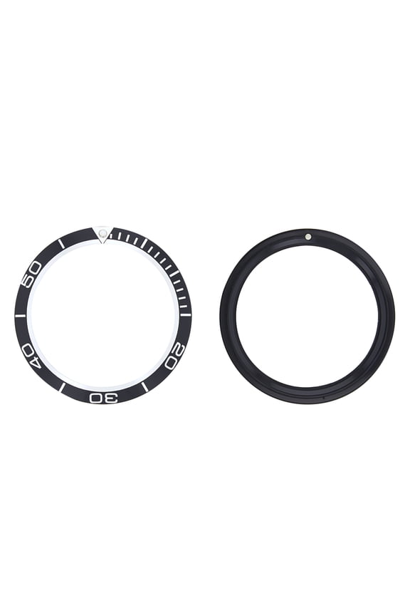 BEZEL INSERT FOR 42MM CASE OMEGA SEAMASTER PLANET OCEAN 232.30.42.21.01.001 BLAC