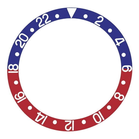 BEZEL INSERT FOR MENS INVICTA WATCH 8926OB GMT WATCH BLUE/RED PEPSI