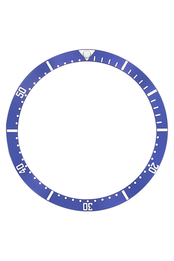 BEZEL INSERT FOR MENS OMEGA SEAMASTER QUARTZ WATCH 36MM X 30MM BLUE